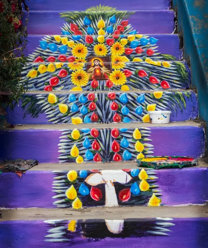 Ruta de Murales - Punto de interés 7: Santos, Inca, Ángeles, Almendros (foto 3)