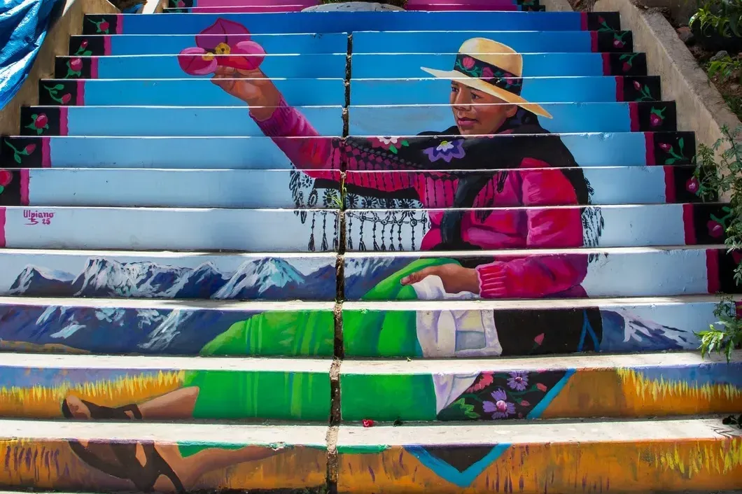 Ruta de Murales - Punto de interés 7: Santos, Inca, Ángeles, Almendros (foto 5)