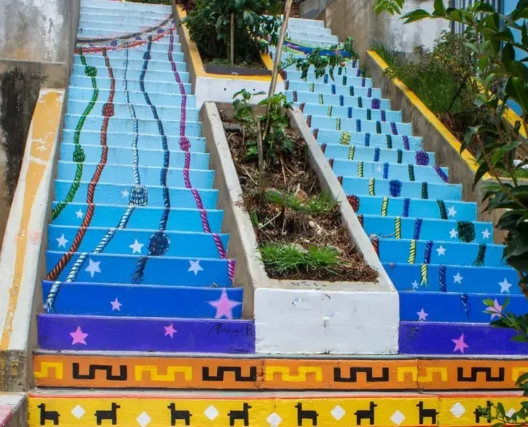 Ruta de Murales - Punto de interés 7: Santos, Inca, Ángeles, Almendros (foto 7)