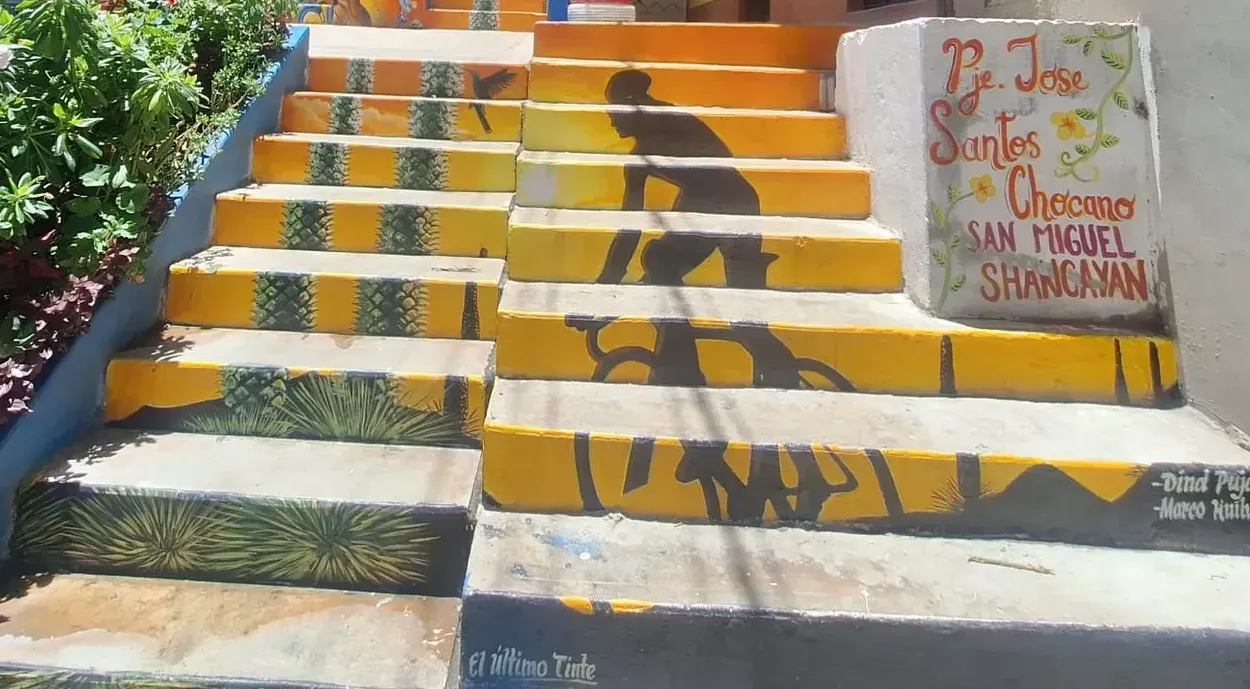Ruta de Murales - Punto de interés 7: Santos, Inca, Ángeles, Almendros (foto 8)